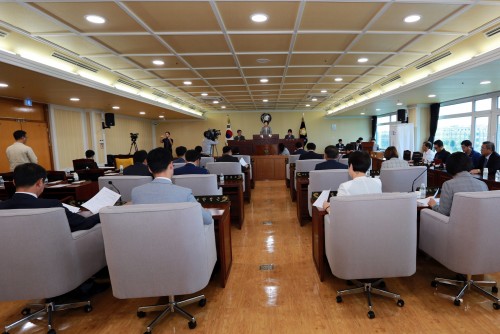 제8대 아산시의회 의정방향 설정 후 본격 시동 -제205회 임시회 7.19.~7.27.-